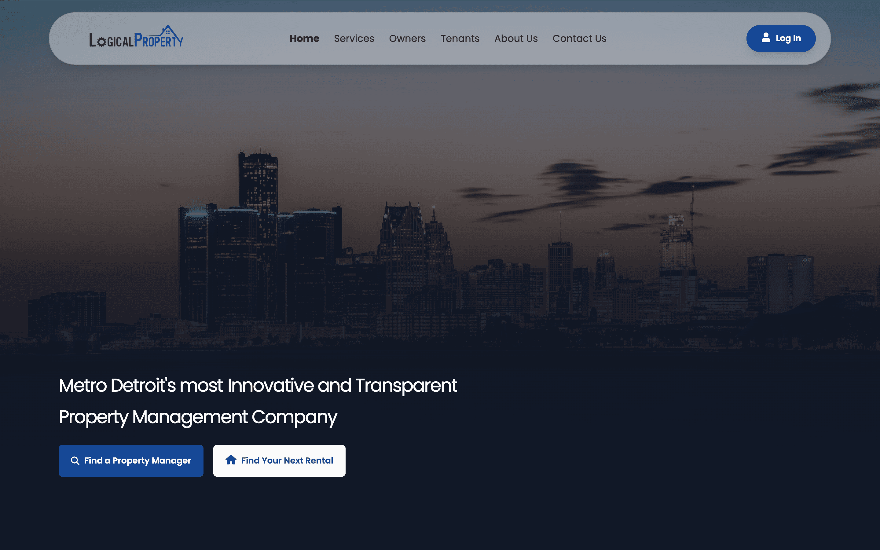 Redesigned hero section